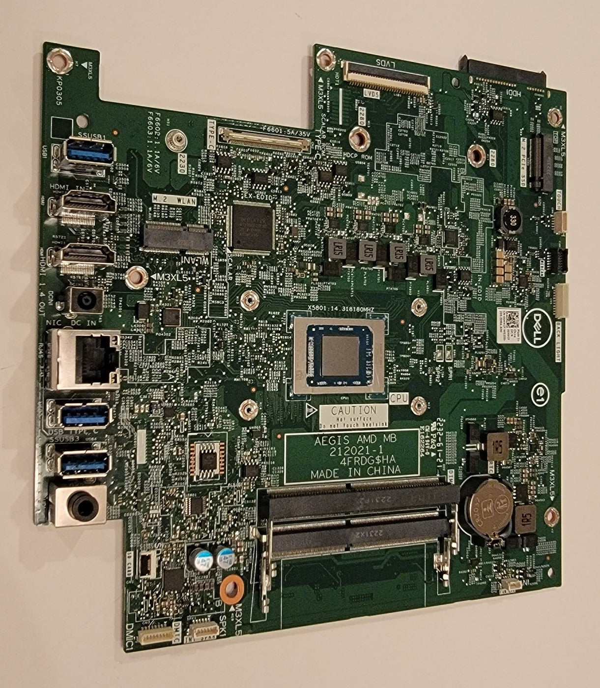 Dell AEGIS AMD Ryzen 5 5625U Motherboard