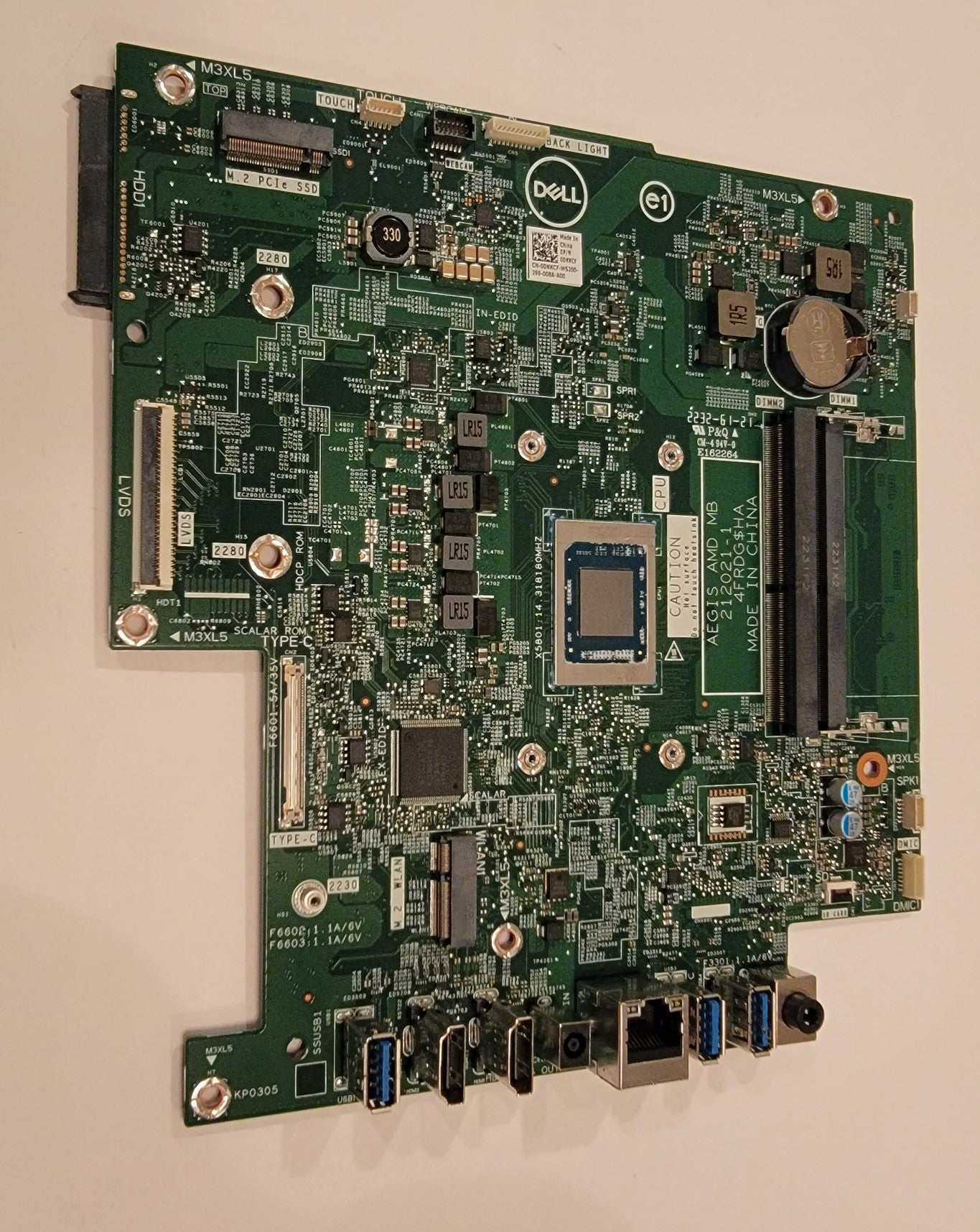 Dell AEGIS AMD Ryzen 5 5625U Motherboard