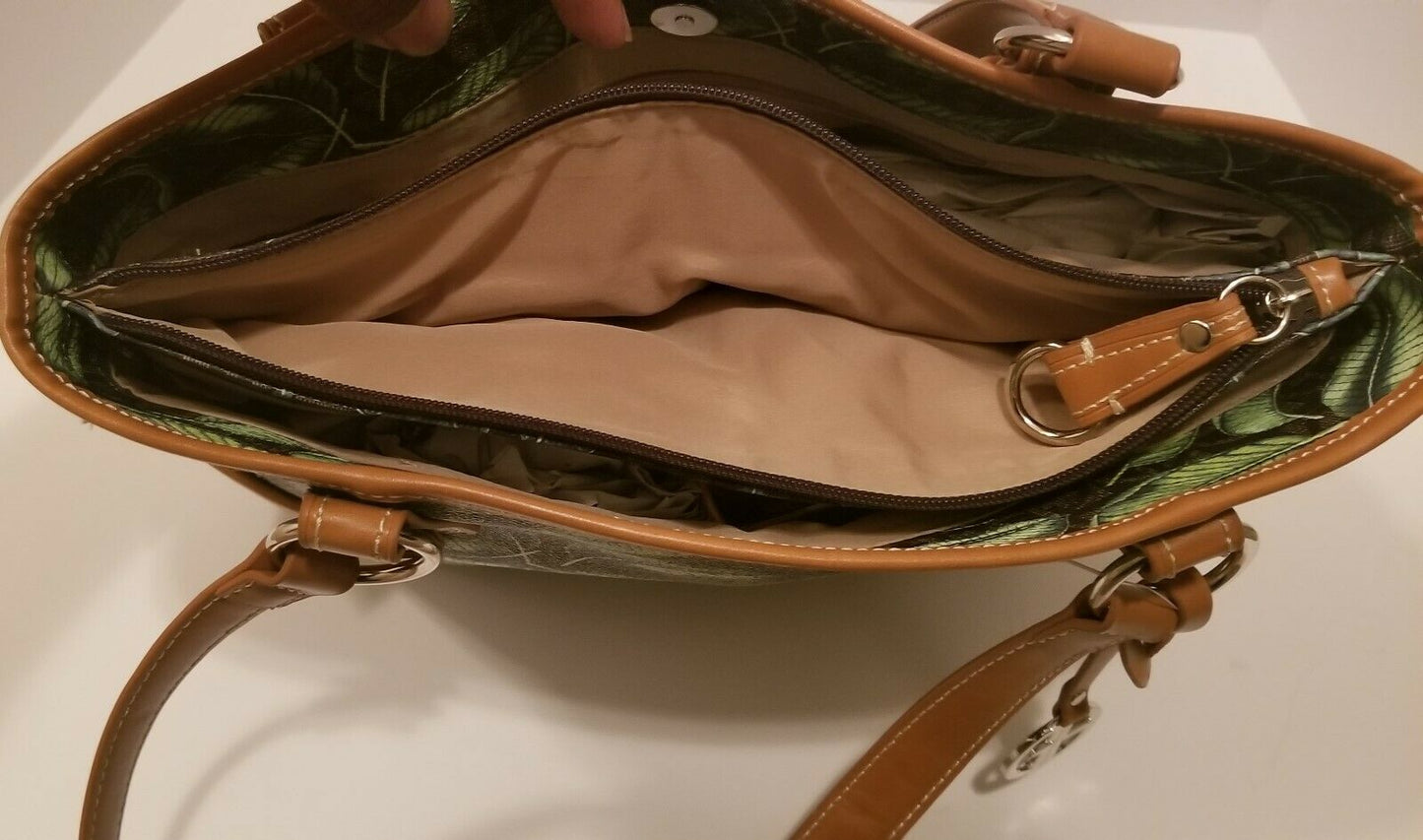 Giani Bernini Block Signature Medium Tote - Rekes Sales