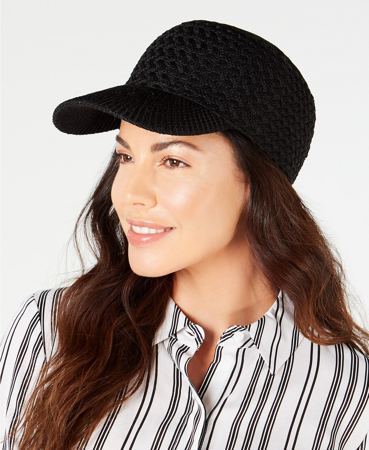 INC International Concepts I.N.C. Crochet Packable Baseball Cap - Rekes Sales