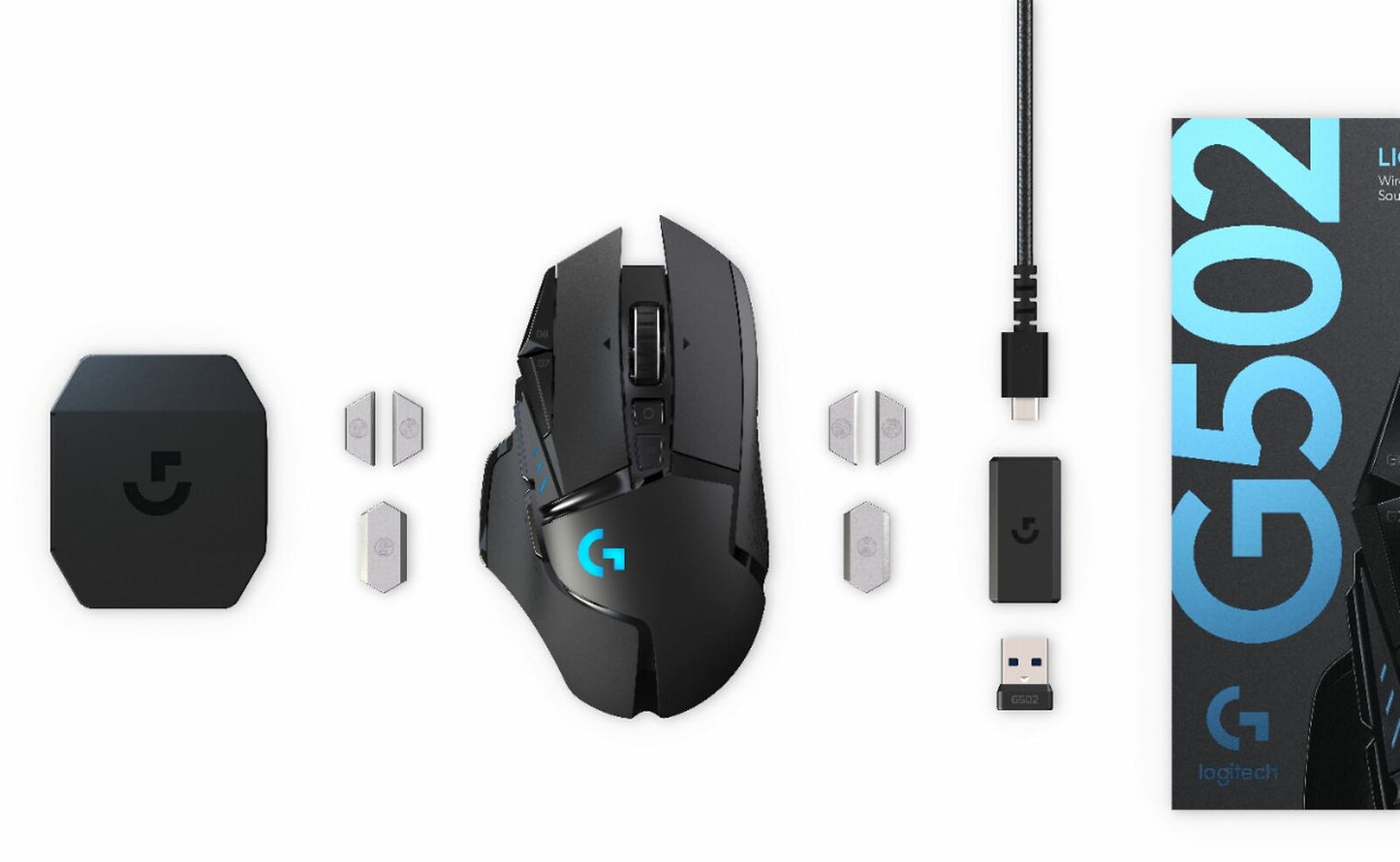 Logitech G502 Lightspeed Wireless Optical Gaming Mouse with RGB Lighting - Rekes Sales