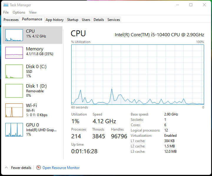 HP Envy / i5 10th Gen / 1TB NVME SSD / Windows 11