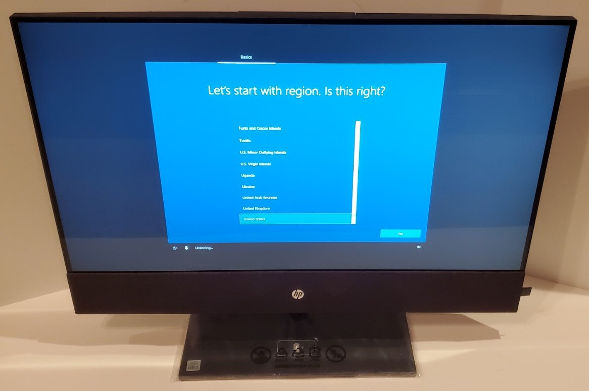 HP Pavilion 27" Intel Core i7-10700T