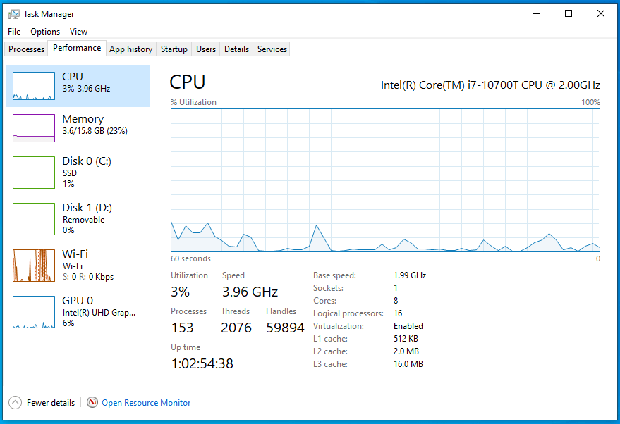 HP Pavilion 27 Intel Core i7-10700T
