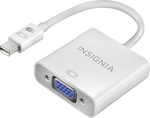 Insignia - Mini DisplayPort-to-VGA Adapter - White