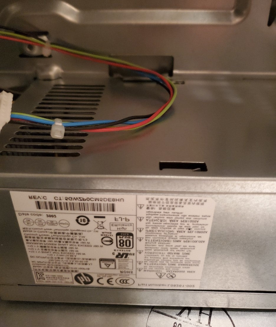 Hp Pavilion 590-p0103wb Chassis Case w/ Optical Drive + Power Supply + Case Fan - Rekes Sales