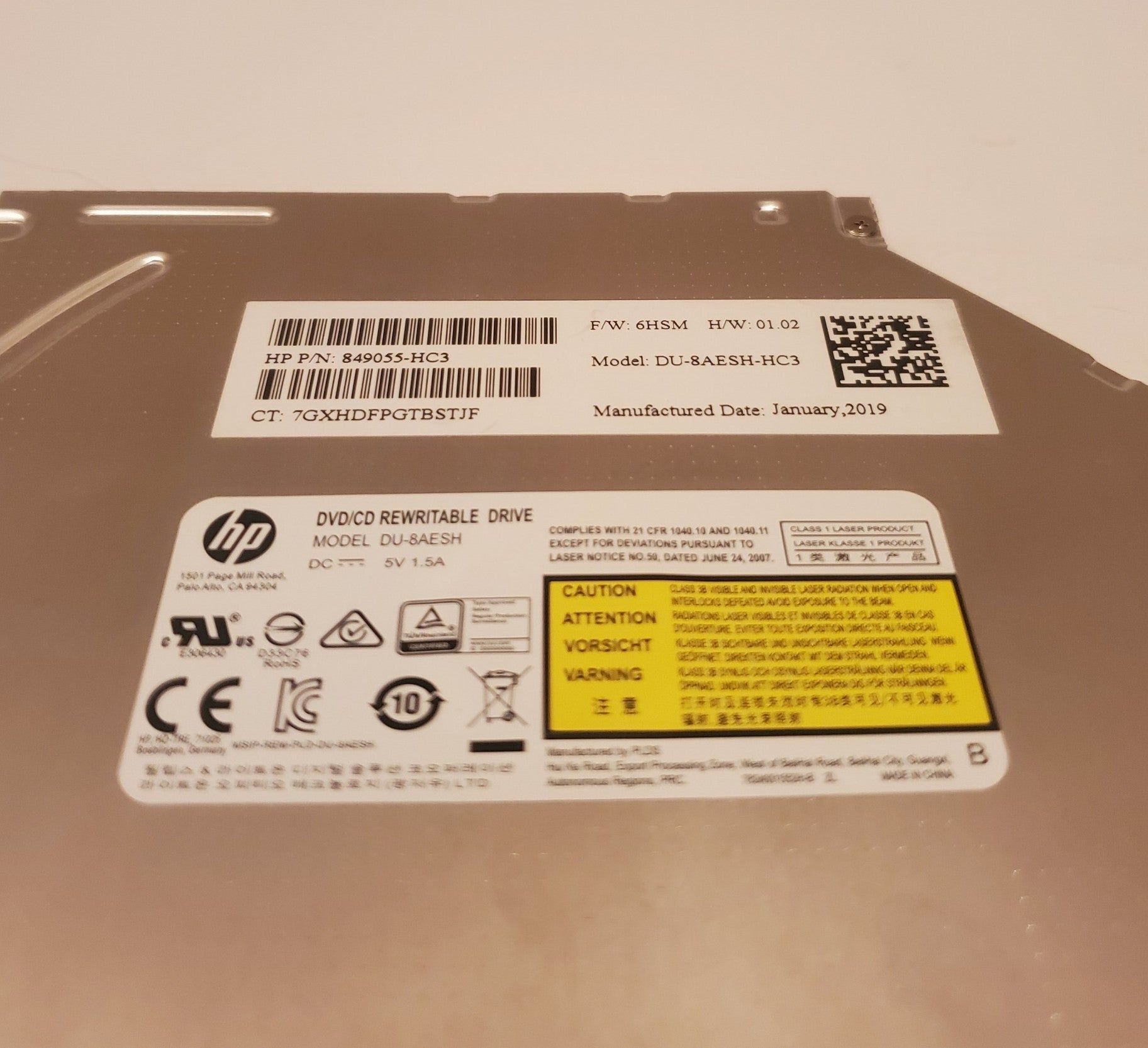 HP DVD/CD Drive 849055-HC3 - Rekes Sales