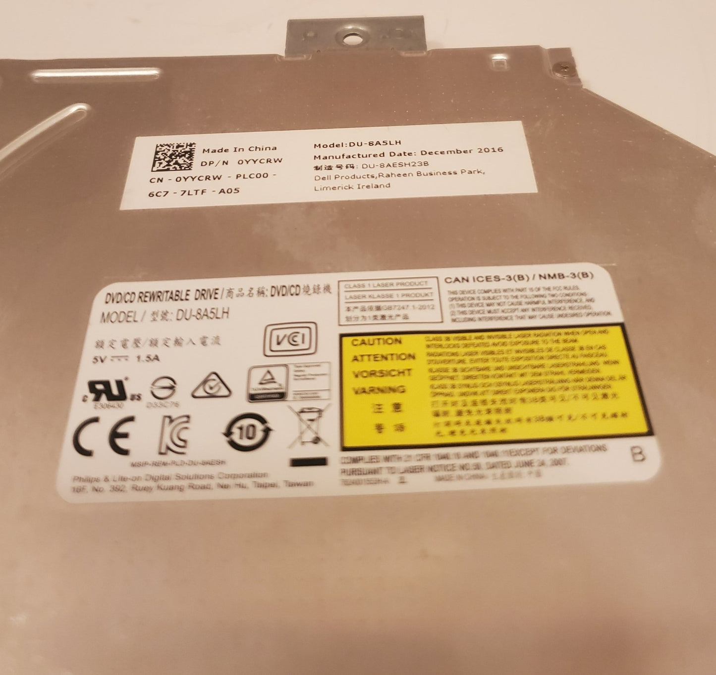 Dell DVD-RW Drive YYCRW - Rekes Sales