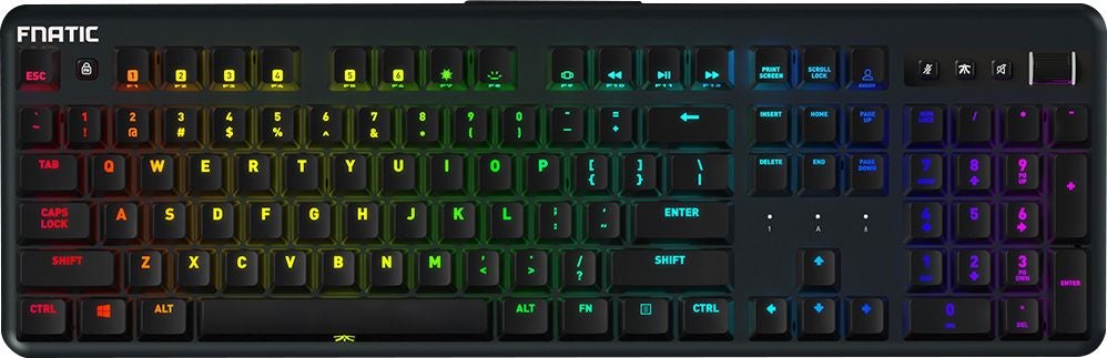 Fnatic - Streak Wired Gaming Mechanical Cherry Red MX RGB Switch Keyboard - Rekes Sales