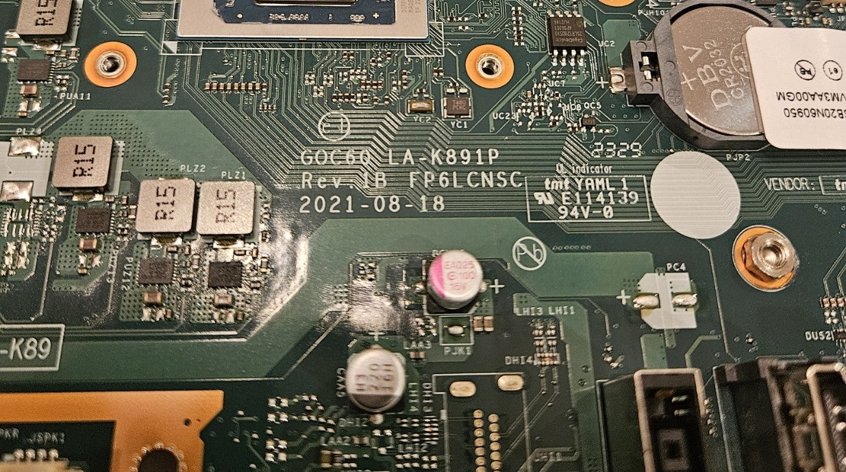 Lenovo IdeaCentre GOC60 LA-K891P Motherboard