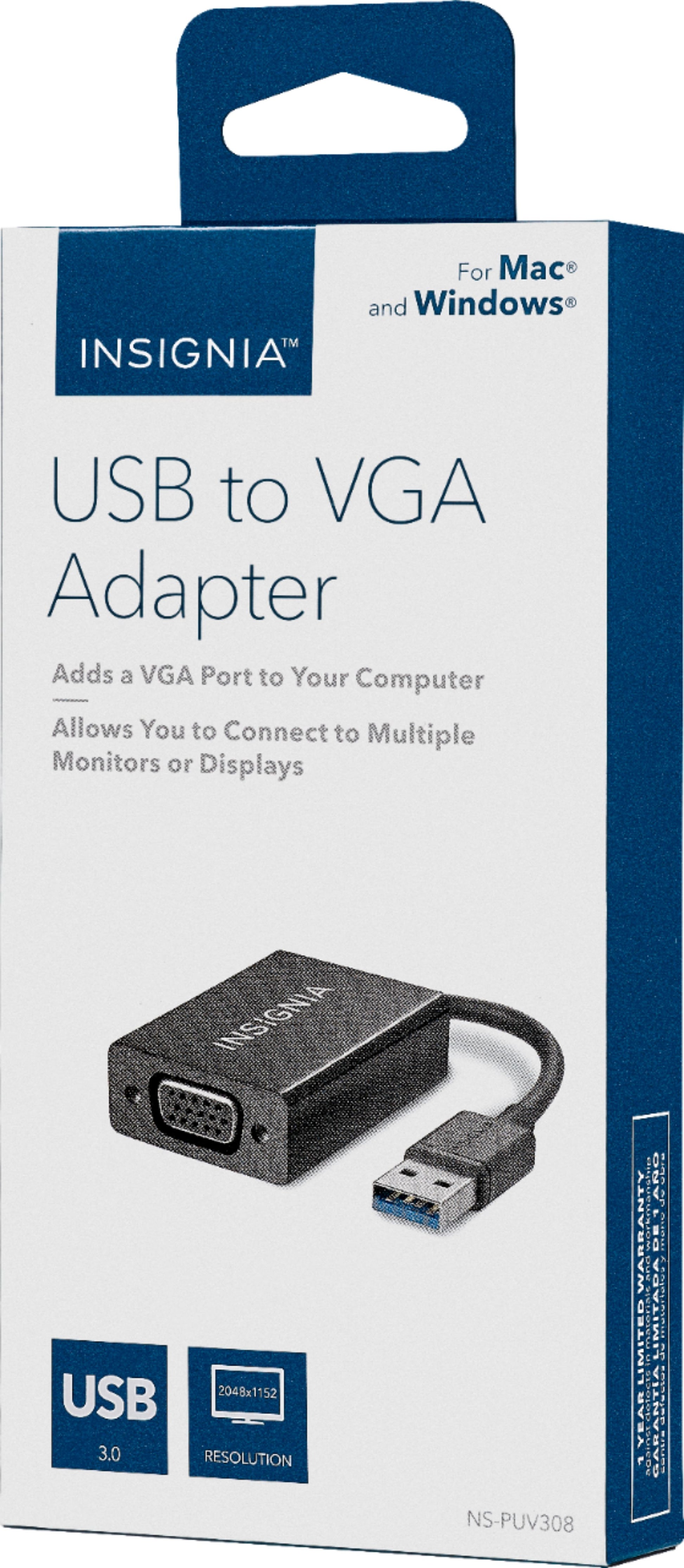 Insignia - USB to VGA Adapter - Rekes Sales