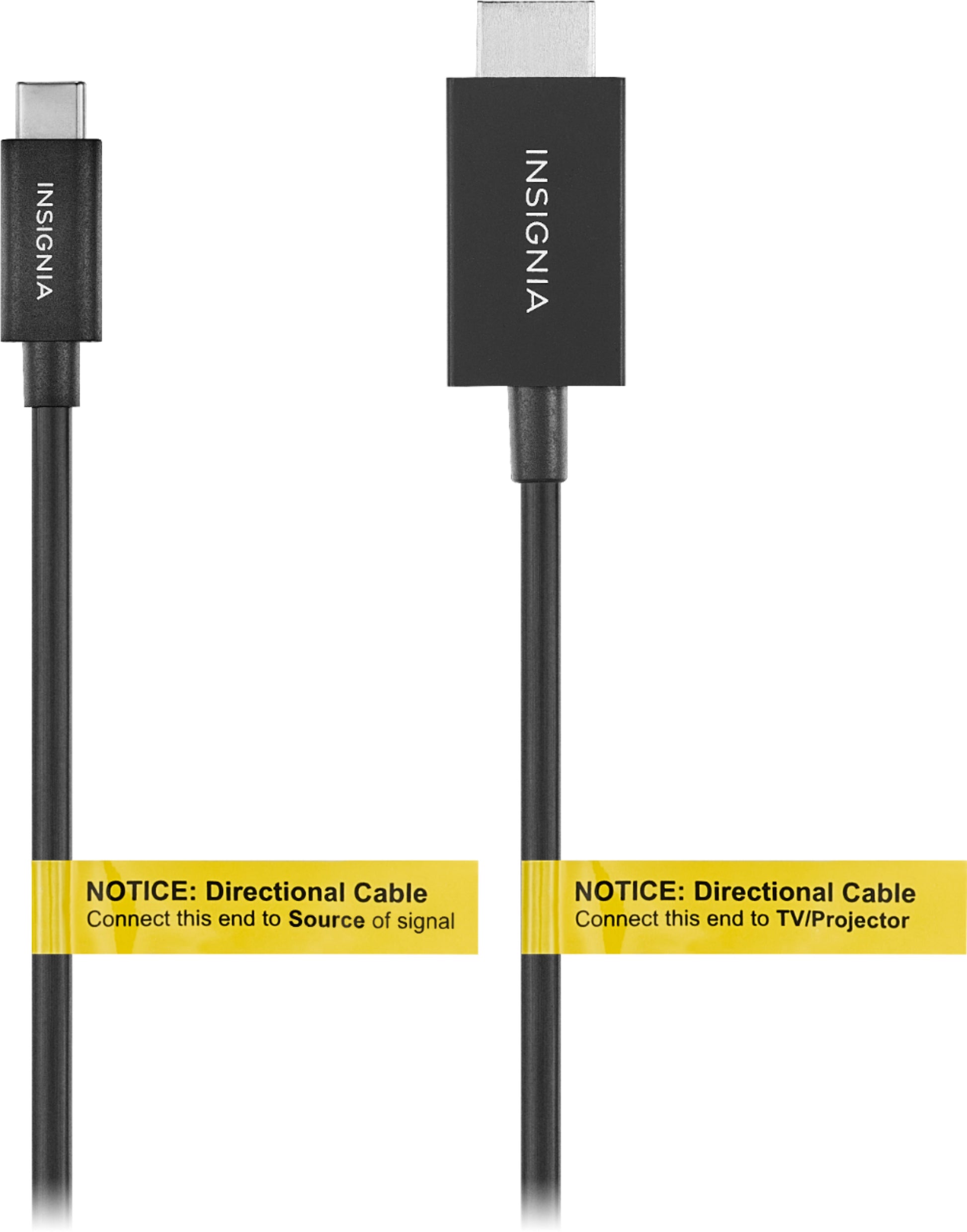 Insignia - 6' USB-C to 4K HDMI Cable - Black - Rekes Sales