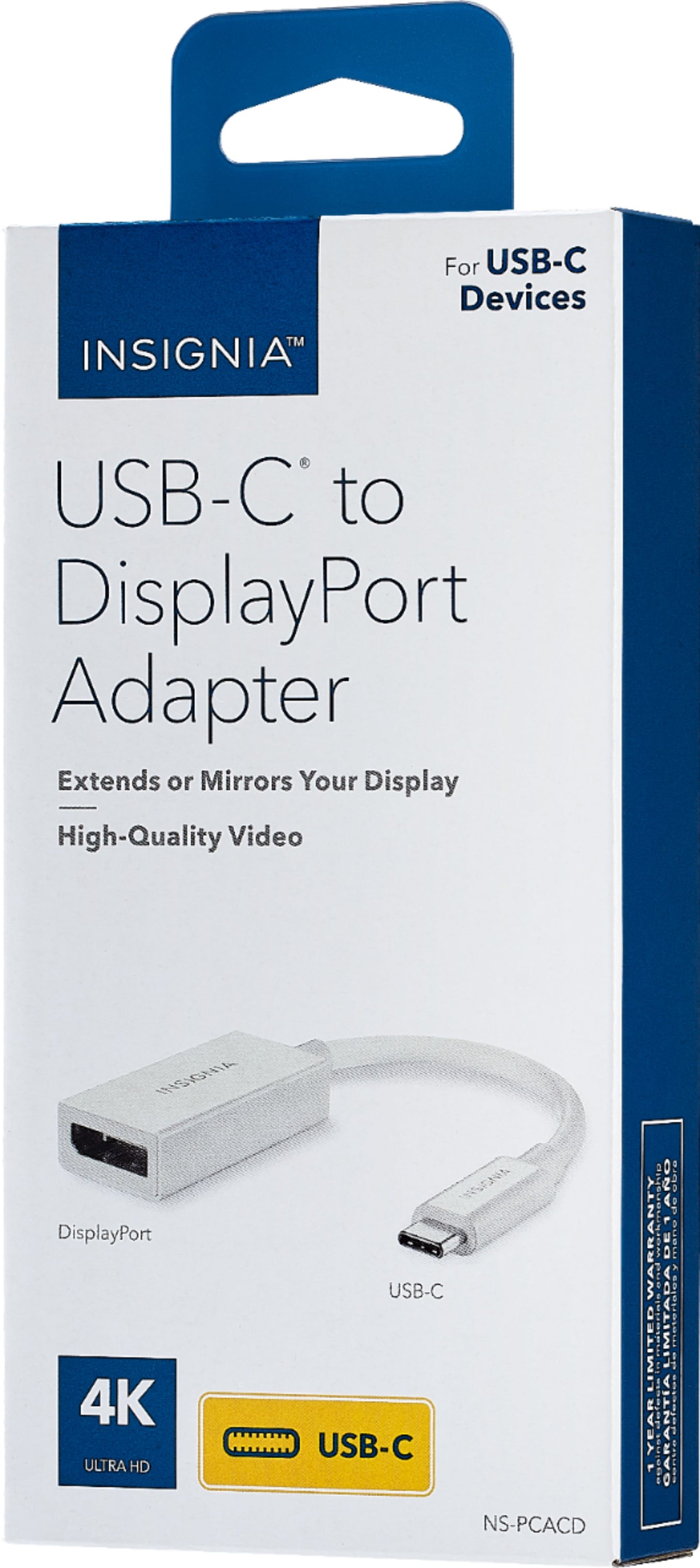 Insignia - USB-C to DisplayPort Adapter - Rekes Sales