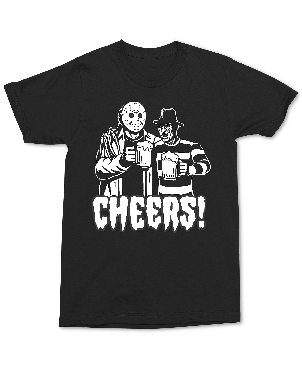 Changes Men's Jason & Freddy Graphic T-Shirt (Size L) - Rekes Sales