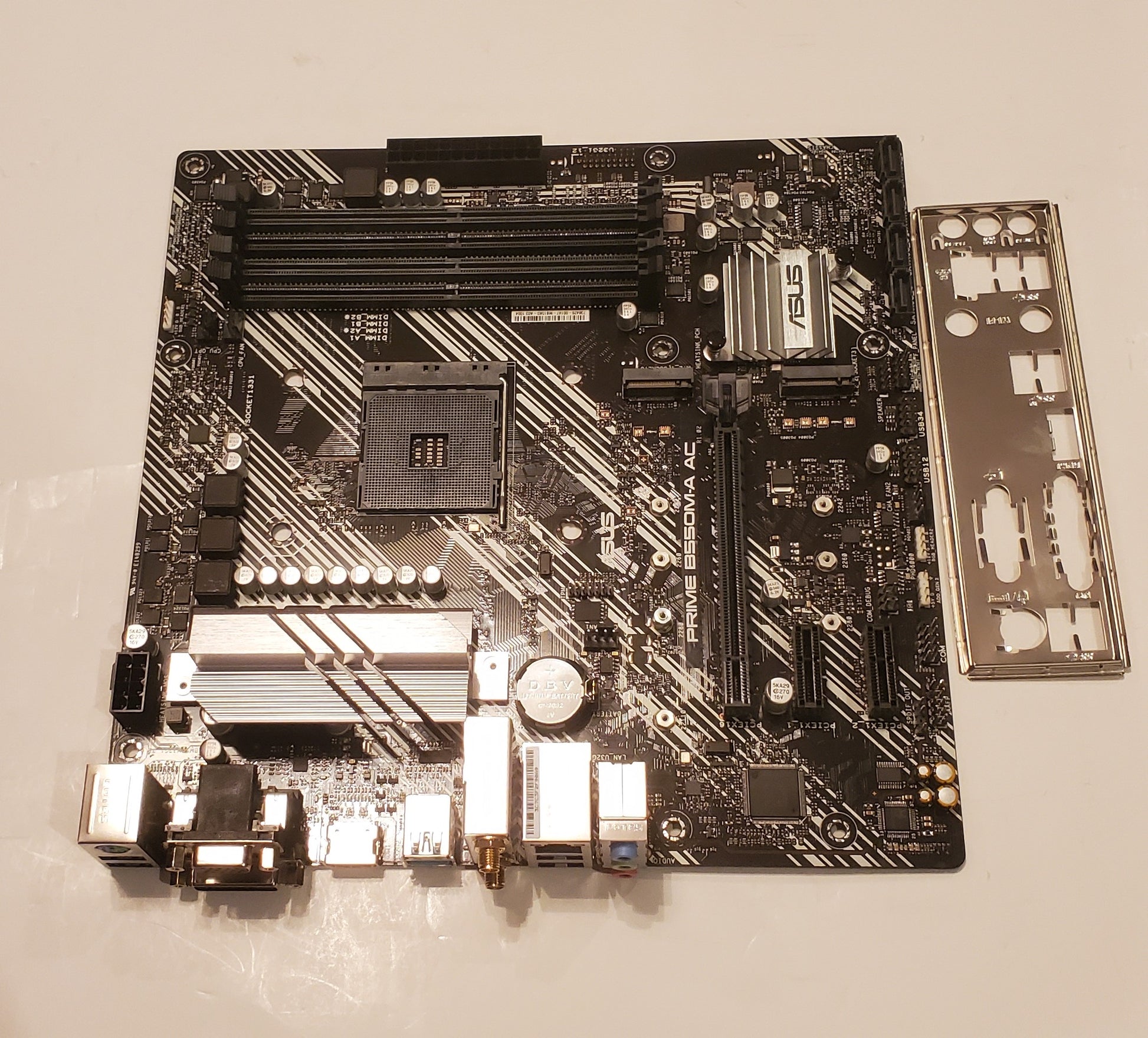 ASUS Prime B550M-A AC WiFi AMD AM4 Motherboard - Rekes Sales