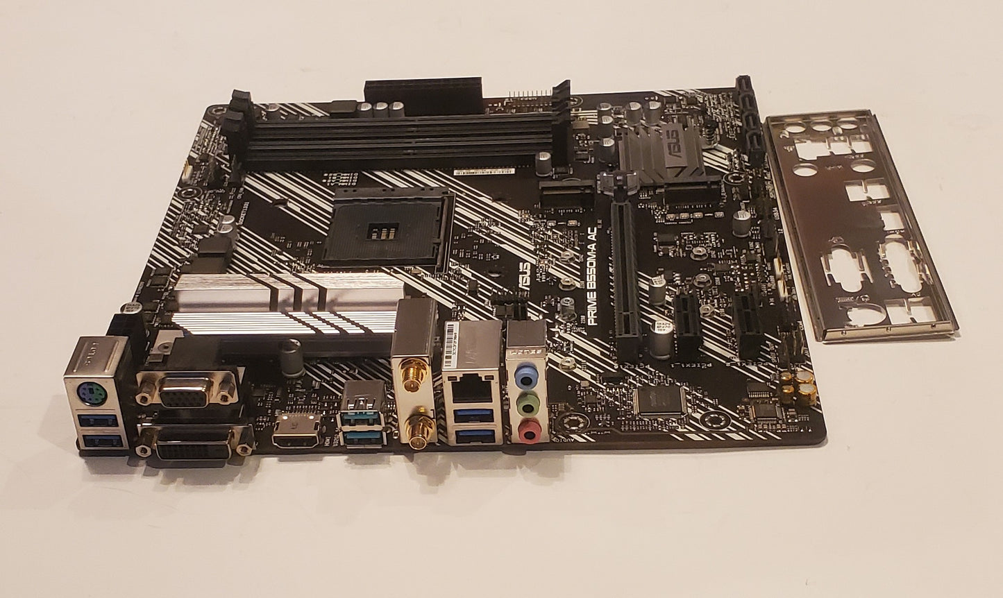 ASUS Prime B550M-A AC WiFi AMD AM4 Motherboard - Rekes Sales