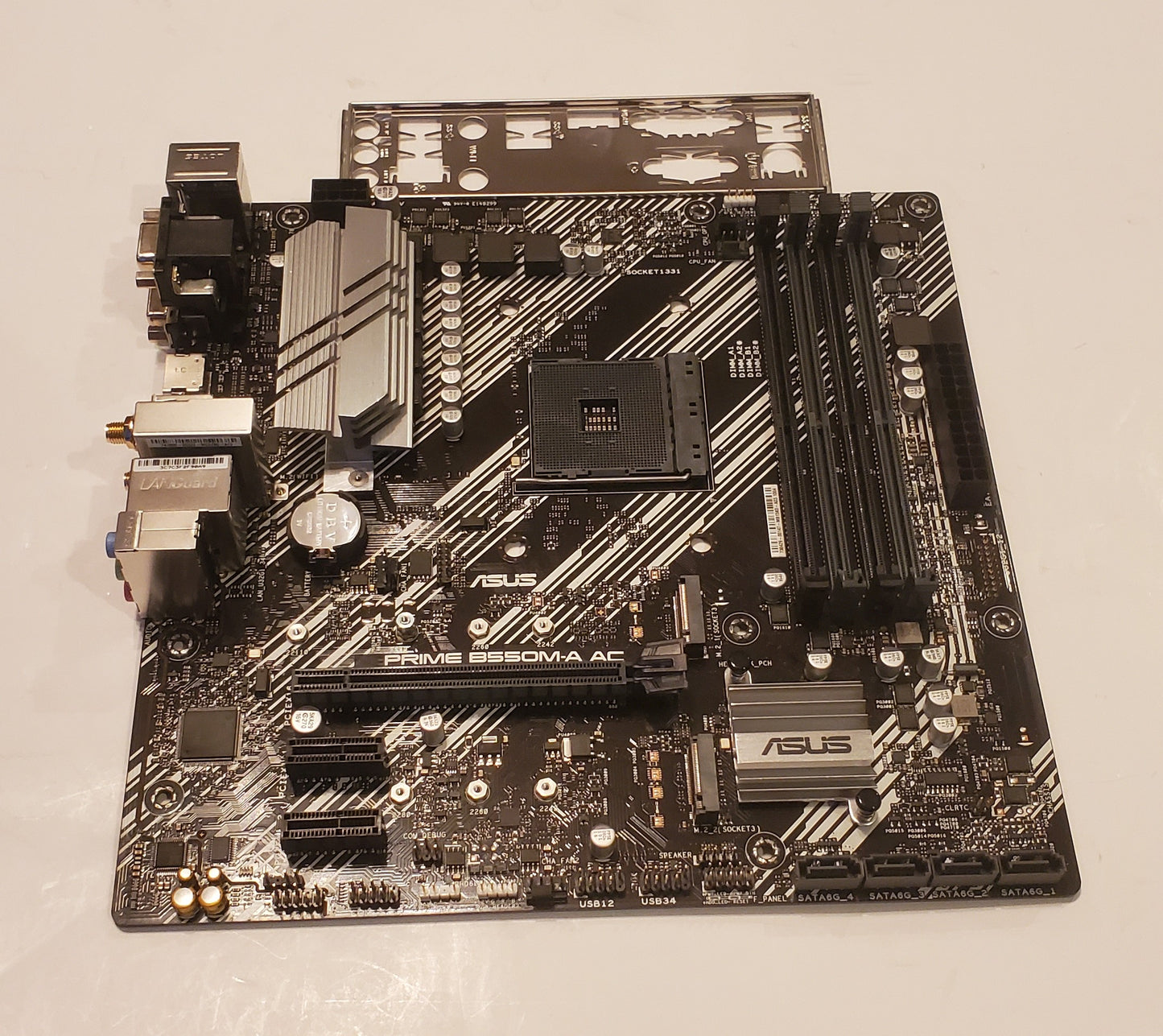 ASUS Prime B550M-A AC WiFi AMD AM4 Motherboard - Rekes Sales
