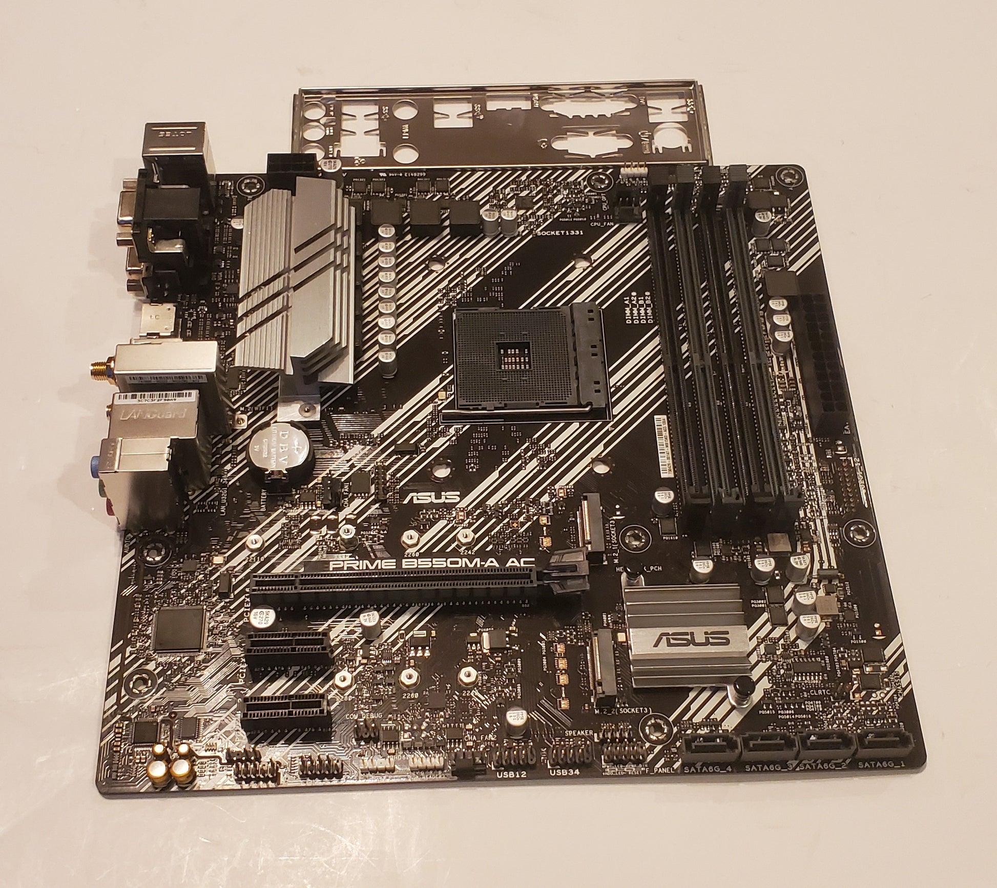 ASUS Prime B550M-A AC WiFi AMD AM4 Motherboard - Rekes Sales