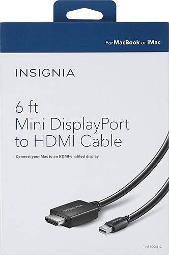Insignia - 6' Mini DisplayPort-to-HDMI Cable - Rekes Sales