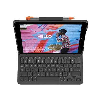 Logitech Slim Folio Keyboard Case for Apple iPad 7th & 8th Generation 10.2″ Retina Display