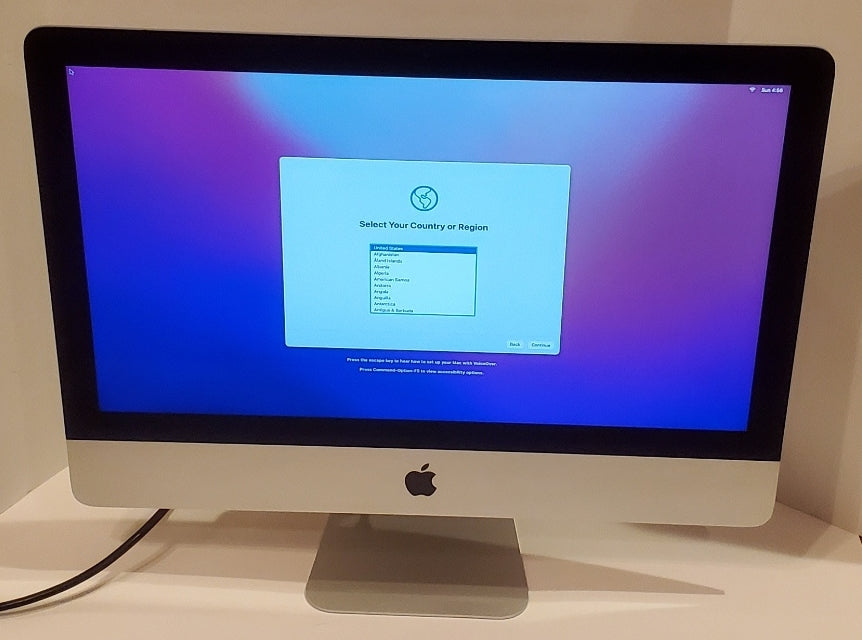 21.5" iMac MMQA2LL/A Intel Core i5 / 8GB Ram / 1TB HDD / OS Monterey