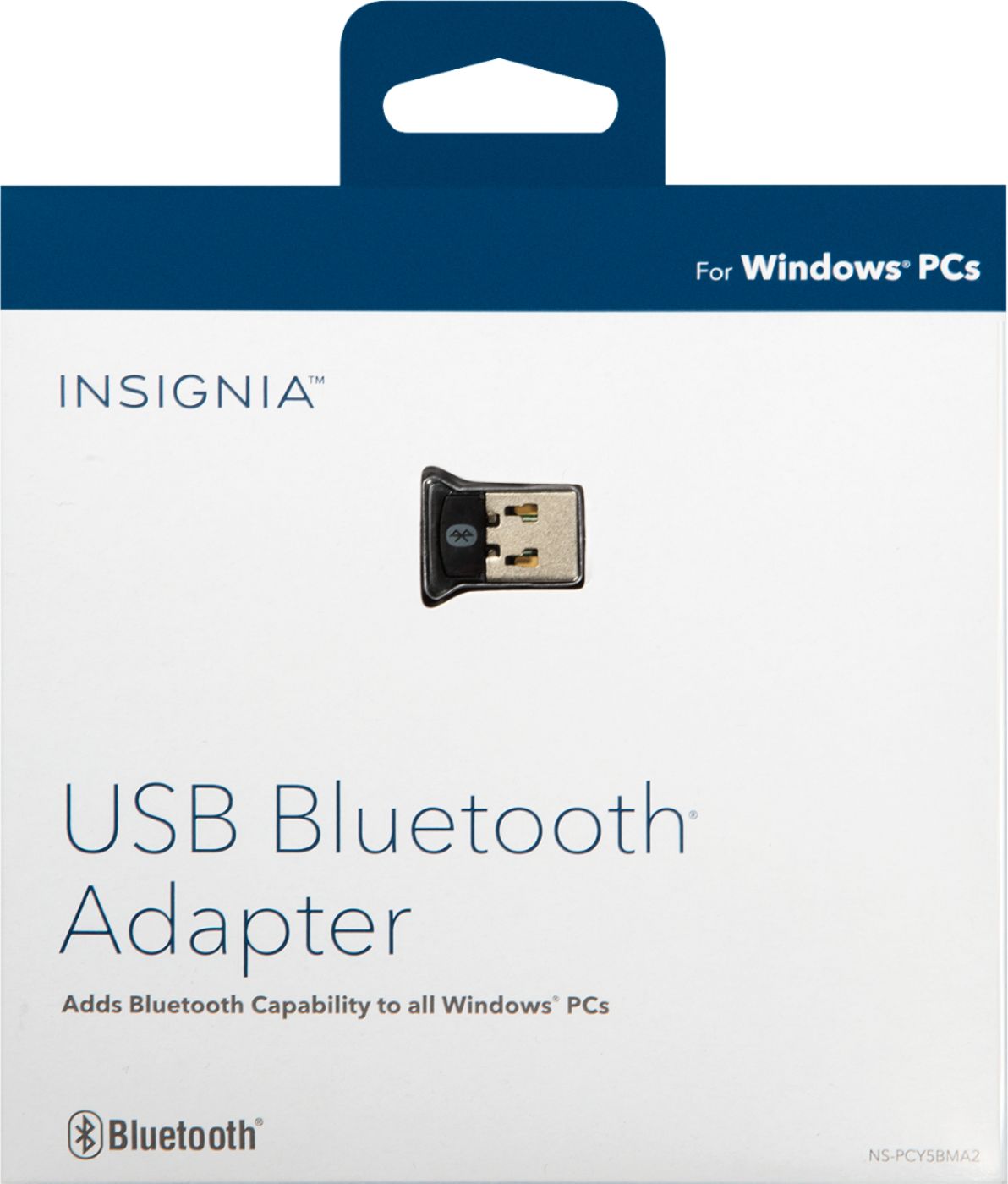 Insignia - Bluetooth 4.0 USB Adapter - Black - Rekes Sales