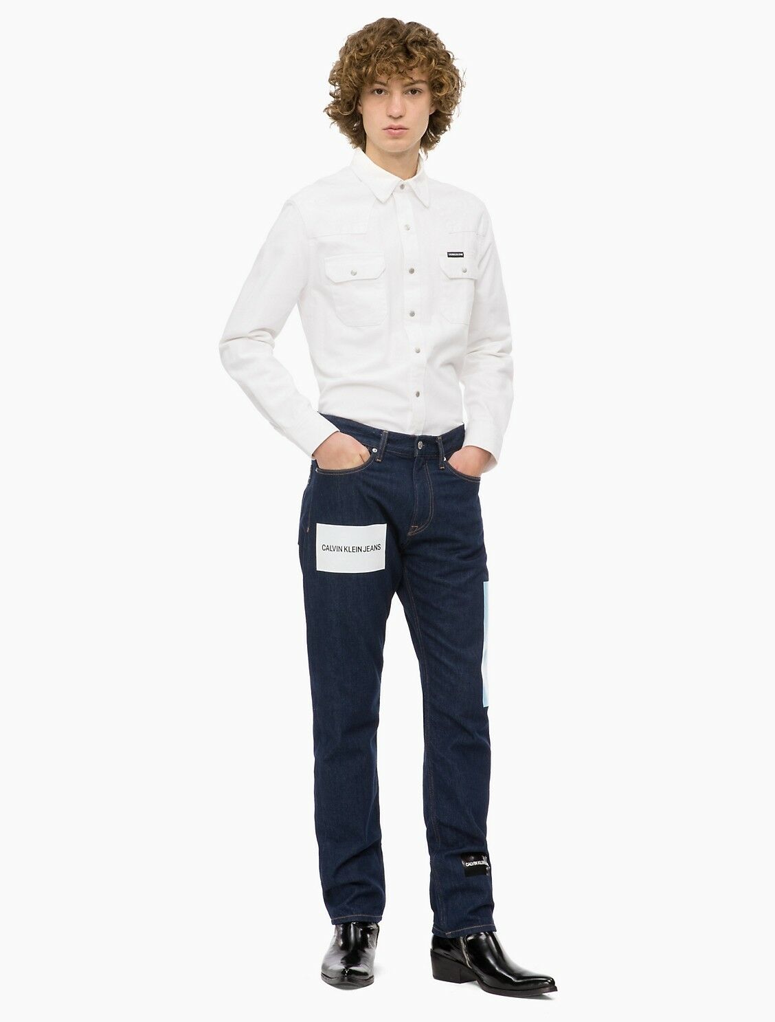 Calvin Klein CK American Classics CKJ 035 Men's Straight Jeans (Size 36x32) - Rekes Sales