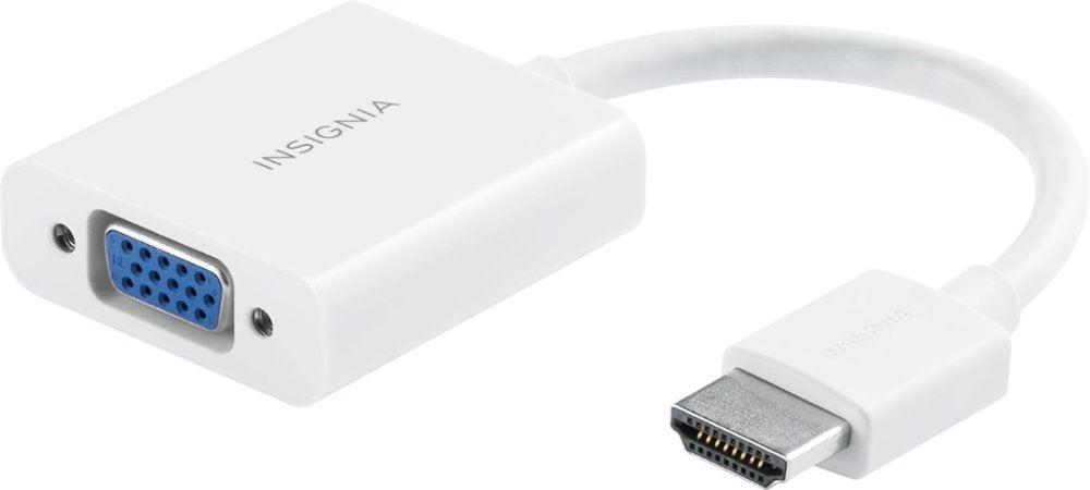 Insignia - HDMI to VGA Adapter - White - Rekes Sales
