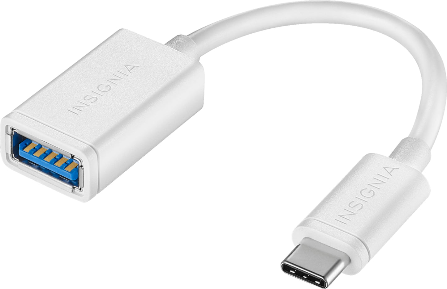 Insignia - USB Type-C-to-A Adapter - White - Rekes Sales