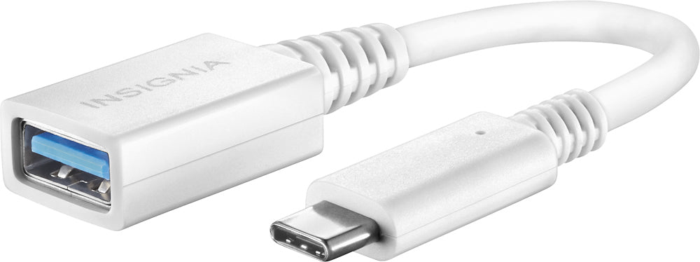 Insignia - USB Type-C-to-A Adapter - White - Rekes Sales