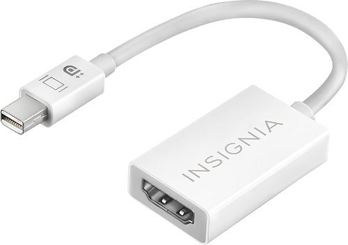 Insignia - Mini DisplayPort-to-HDMI Adapter - White - Rekes Sales