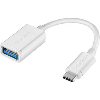 Insignia - USB Type-C-to-A Adapter - White