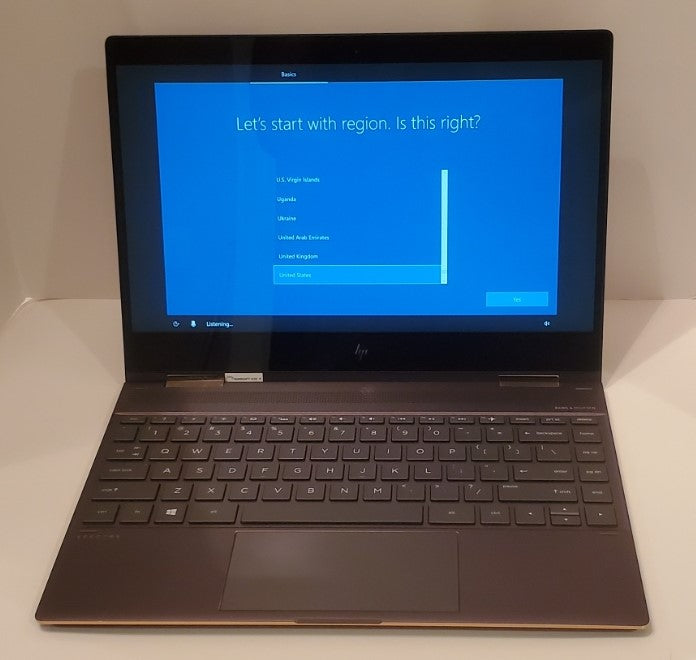 HP Spectre 2-in1 Intel Core i7-8550U
