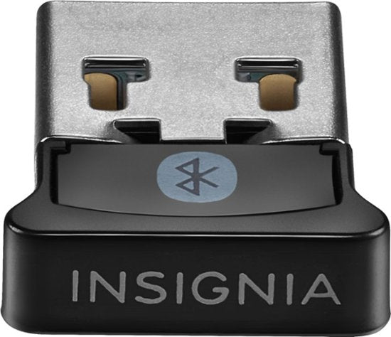 Insignia - Bluetooth 4.0 USB Adapter - Black