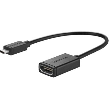 Insignia - Micro HDMI to HDMI Adapter - Black