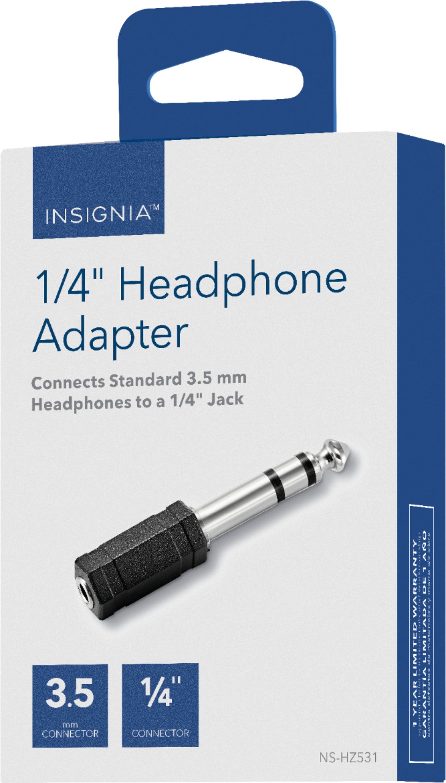 Insignia - Male-to-Female Audio Adapter