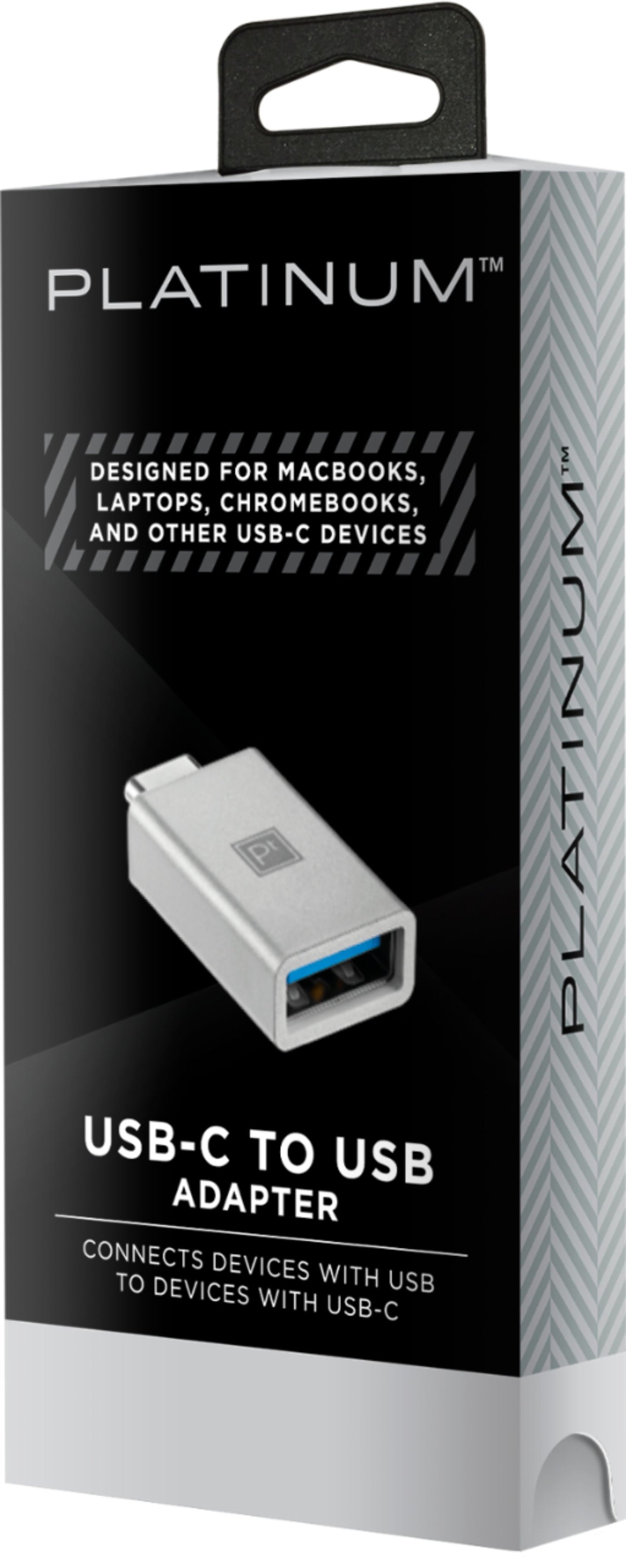 Platinum - USB A to USB C Adapter, USB 3.0