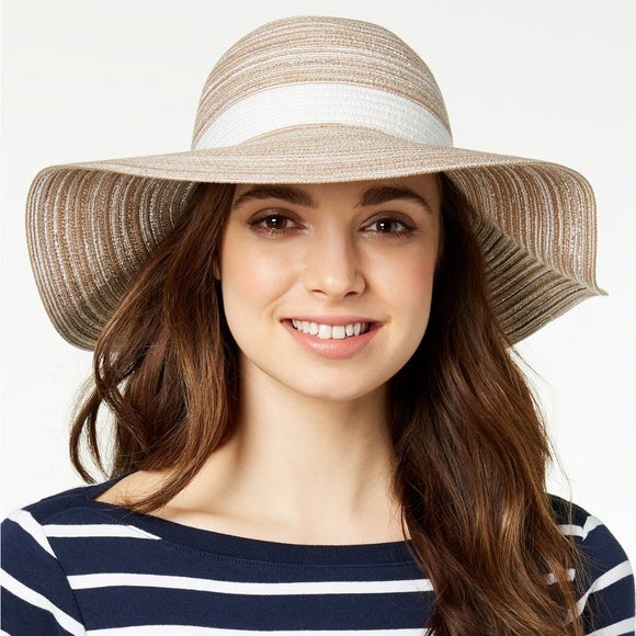I.N.C Wide Brim Tan Packable Beach Women's Hat - Rekes Sales