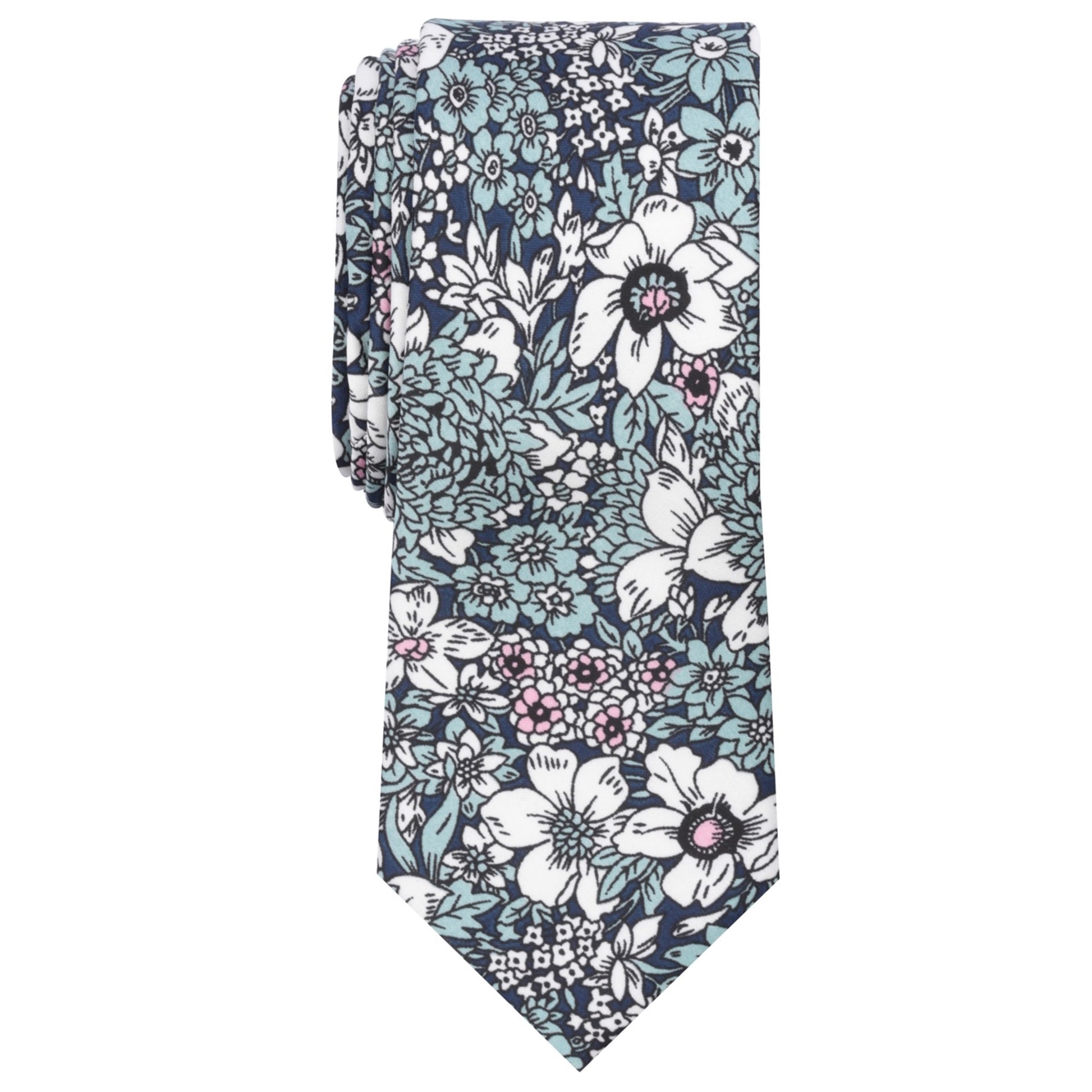 bar III Mens Illustrated Self-tied Necktie - Rekes Sales
