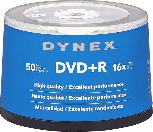 Dynex - 16x DVD+R Discs 50-Pack - Rekes Sales