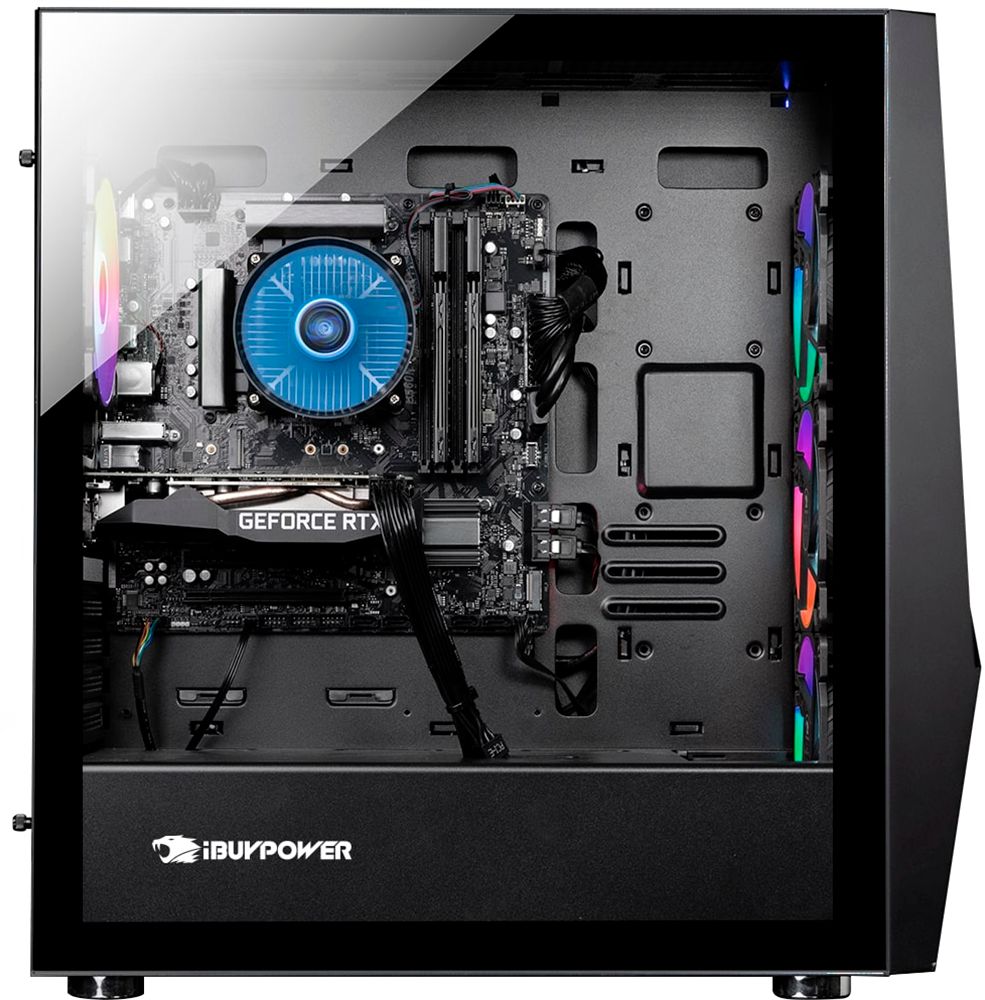 iBUYPOWER - Slate MR Gaming Desktop Intel Core i7 - 11700F / GTX 1660 Super