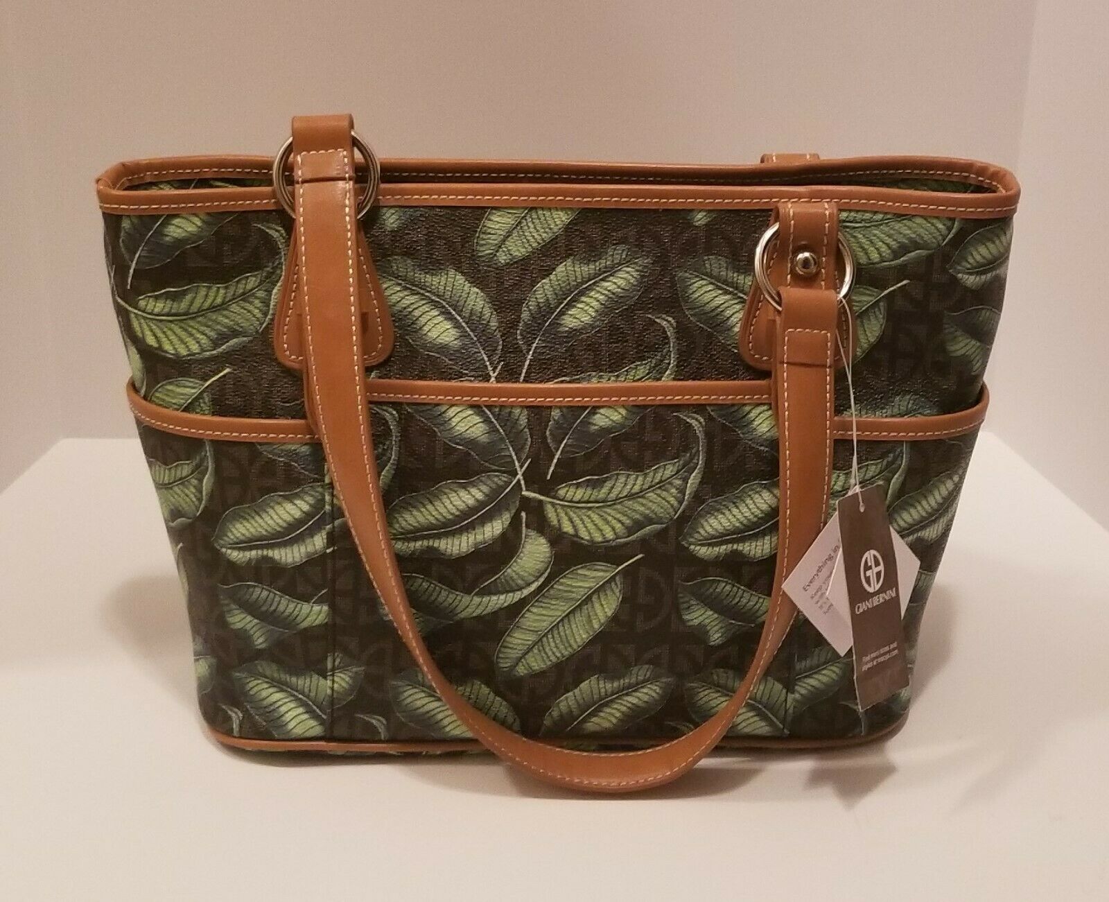 Giani Bernini Block Signature Medium Tote - Rekes Sales
